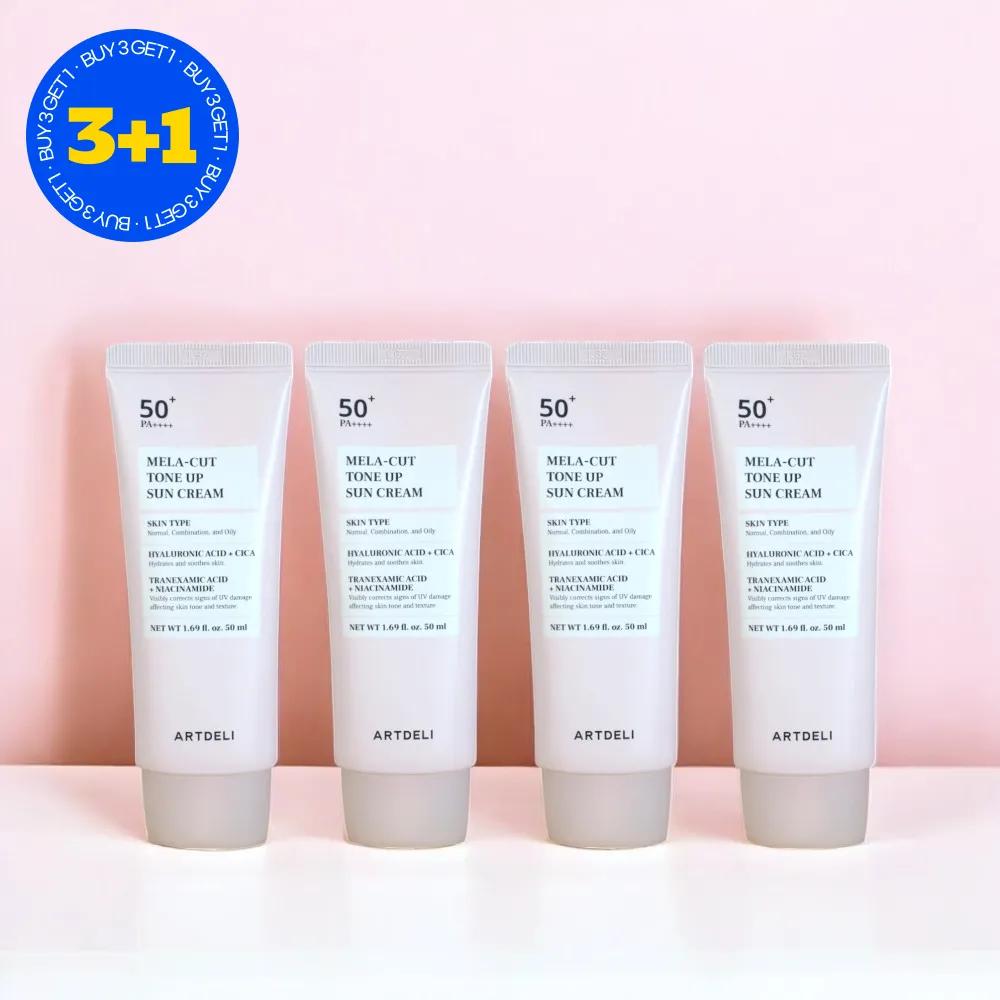 ARTDELI Melacut Tone-Up Sun Cream 50ml (4 pieces)