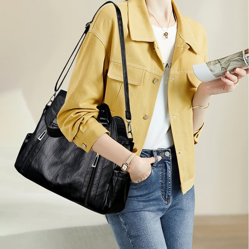 Tote Bag European and American Retro Shoulder Handbag