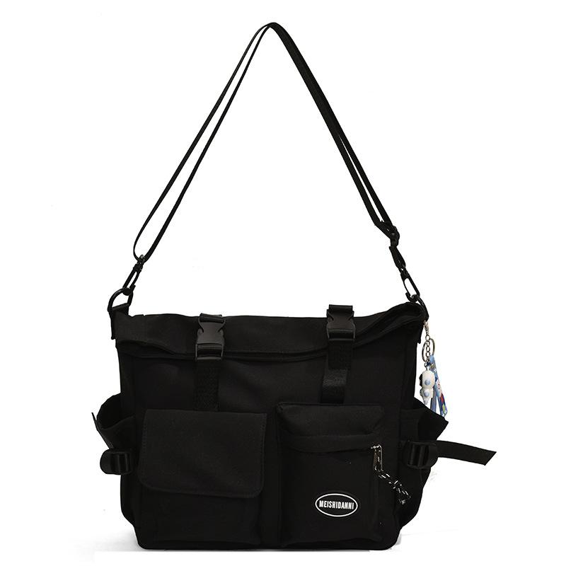 

Women s Fashion Large Capacity Tote Bag High Appearance Crossbody Bag Outdoor Travel Bag Versatile Shoulder Bag чёрный