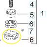 Bodenabdeckung des Kopfes Partner P35 McCulloch 523072801 - Original