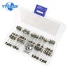 72 Stück Schnellschmelzende Glasrohr-Sicherungen Sortiertes Set 6x30mm Schnellauslösende Glassicherungen 250V 0,5A-30A