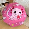 1PC Axolotl Hearts Umbrella-8-Rib Reinforced Portable Folding Travel Suitable for All Seasons Outdoor Daily Use-G324