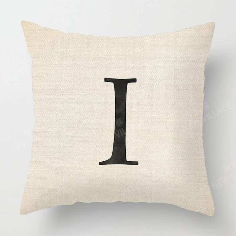 Home Living Room Fashion Letter Decoration Cushion Covers Linen Throw Pillow Covers45*45 Pillowcase 40x40cm 50x50 45x45