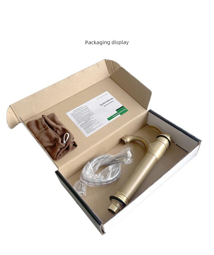 Gold Basin Faucet Hot and Cold Mixers Antique Wash Basin Faucet Taps Teapot Faucets