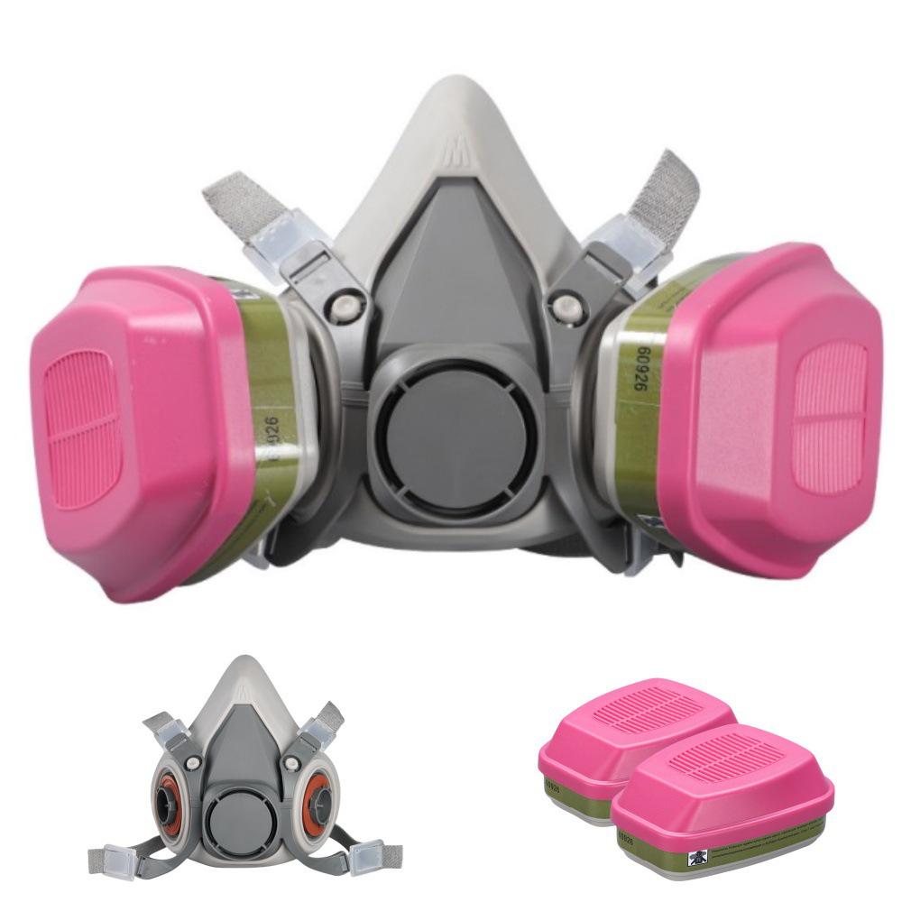 6200 Modell Mehrzweck-Gasmaske für Malen, Pestizide, Dekoration, Schleifen, Chemikalienhandhabung, Brandbekämpfung und Bergbau-Staubschutz.