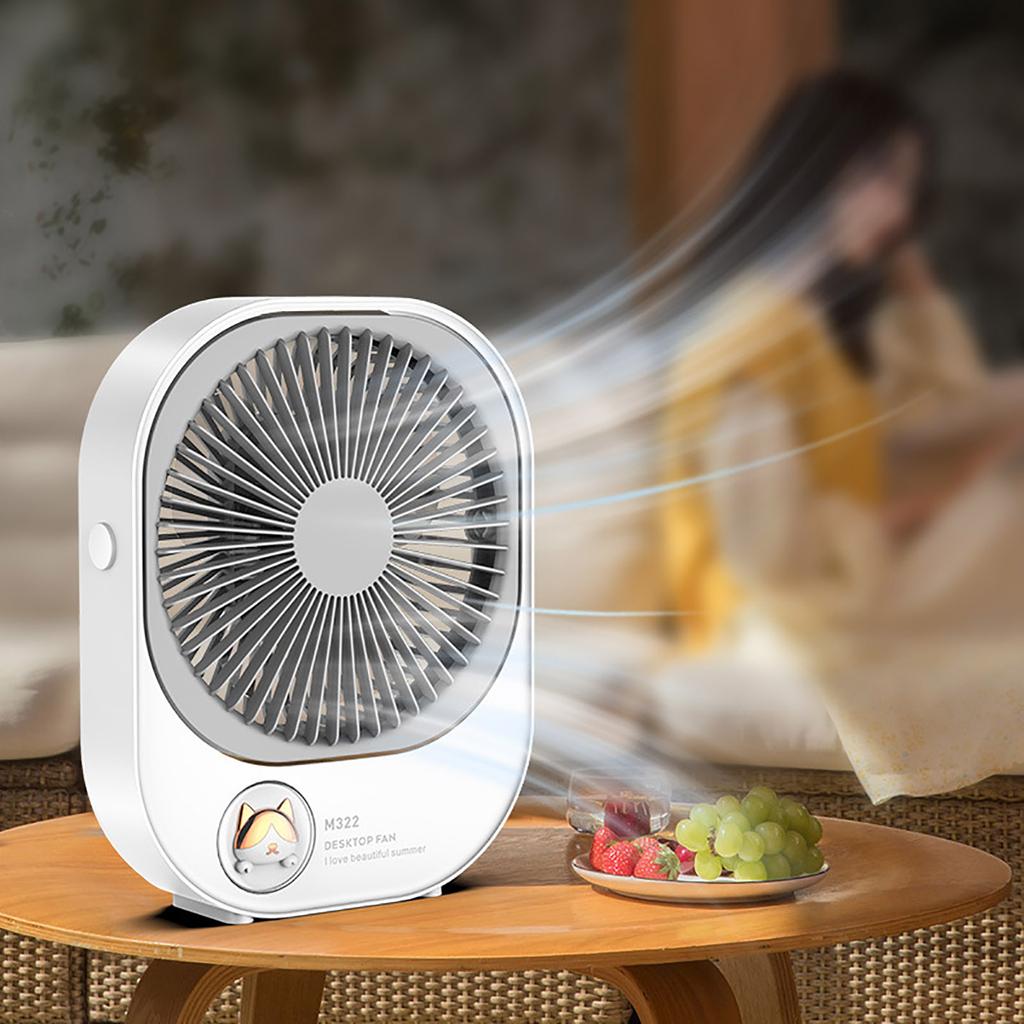 Creative Mini Fan Home Silent Portable Desktop Fan 6 Inch USB Mini Fan