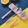 Stainless Steel Travel Cutlery Reusable Camping Spoon Fork Camping Utensils Set  Picnic Hiking