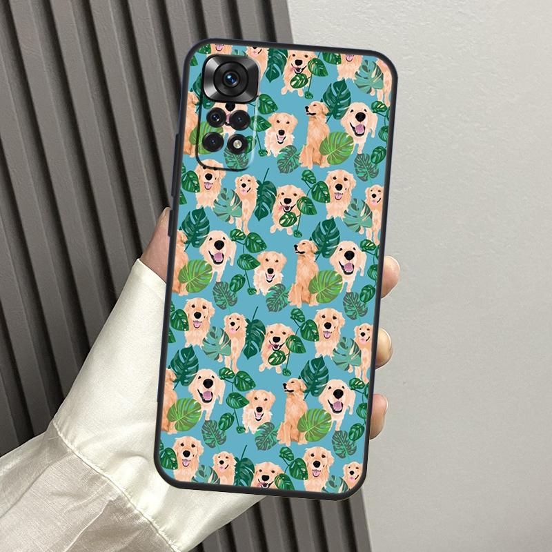 

Golden Retriever Dog Case For Xiaomi Redmi Note 13 14 Pro 12 11 10 9 11S 12S Redmi 14C 13C 15C 10C 12C 15 Funda Redmi Note 10 Pro