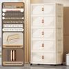 Foldable Multi-Layer Storage Cabinet for Clothing, Snacks, Books, and Toys