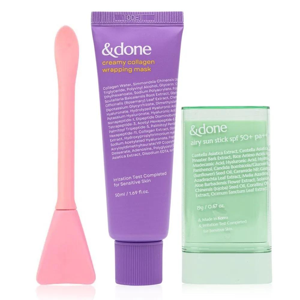 Creamy Collagen Wrapping Mask 50ml / 70% Collagen Water / Elasticity & Tone-up / Skin-plumping effect