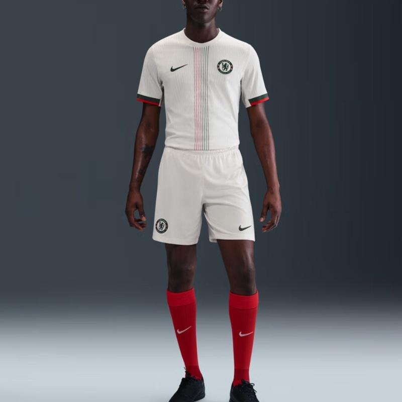 Nike Dri-FIT ADV Club 25-26 Chelsea Away Player Edition Round Neck Fashion Soft Sports Short Sleeve Football Shirt Unisex Tops White HJ4553-031