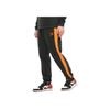Puma Iconic T7 Relaxed Contrast Drawstring Casual Joggers Men Bottoms Black Orange 530373-51