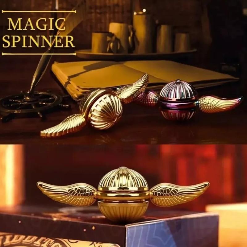 Potter Schnatz Goldener Handspinner Metall Anti-Stress ADHS Spielzeug Autismus