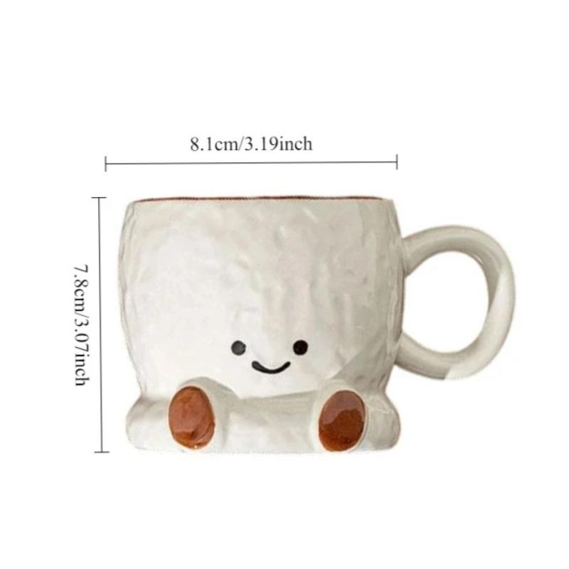 Creative Coffee Cups Funny Water Mug Foot Shaped Ceramic Cup Personalized Drinking Cups Simple Ceramic Coffee Mugs Cute Gifts 220ml-350ml