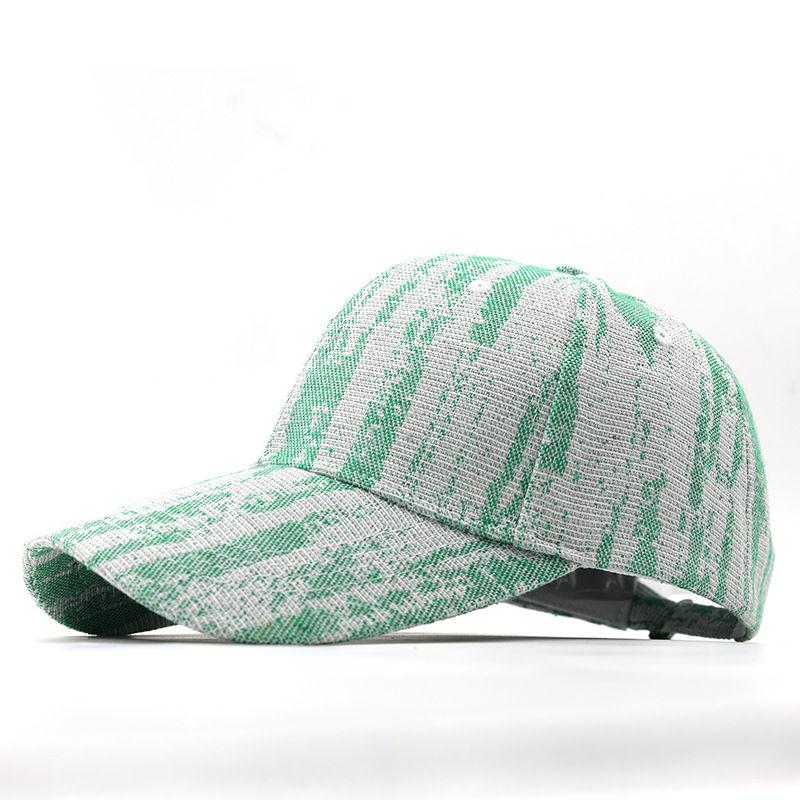 Female Duck Tongue Hat, Personalized Tie Dye Denim Baseball Cap, Outdoor Sun Hat
