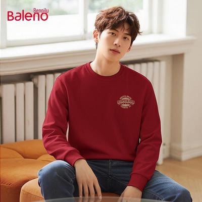 Baleno Men's Retro Loose Fit Pullover Sweatshirt