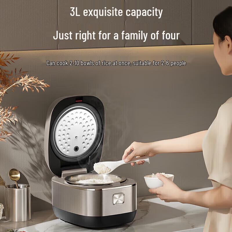 Supor 3L Multi-functional 316L Stainless Steel Rice Cooker (CN Plug)