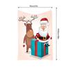 Santa Claus Reindeer Christmas Blanket Cozy Throw Soft Warm Holiday Home Decor Gift Festive Flannel Bedspread Kids Room Decor