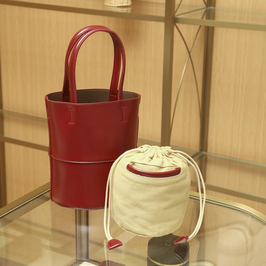 Light Luxury Handbag, Niche Design Bucket Bag, Single-shoulder Crossbody Bag, Women's Bag