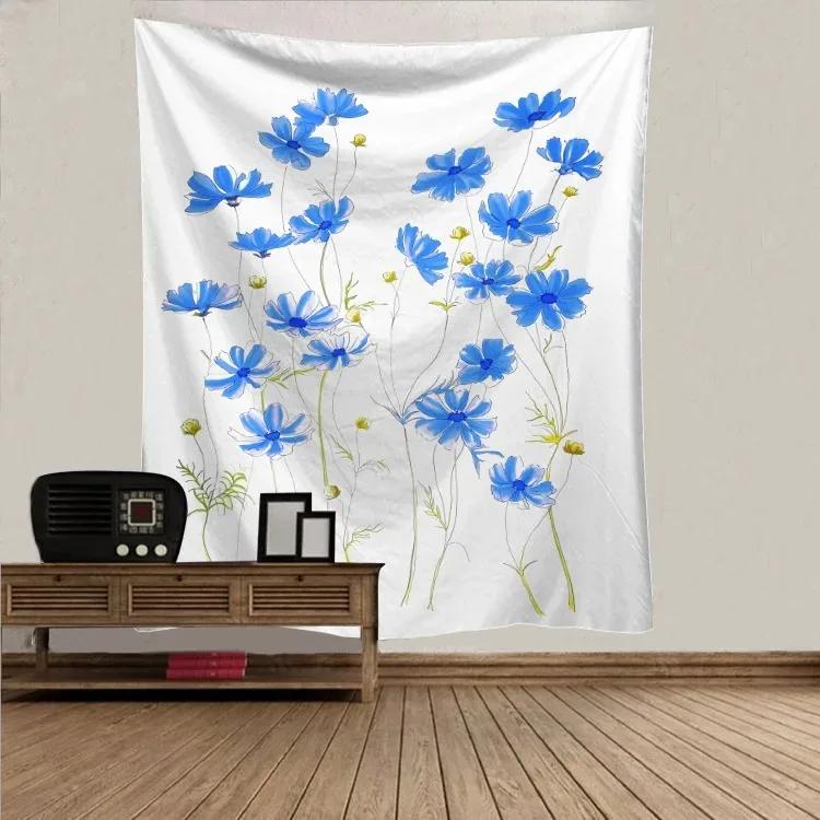 Simple Floral Pattern Tapestry Bedroom Living Room Tapestry Home Wall Decoration Tapestry