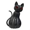 Halloween Cat Pumpkin Decor Bedside Lamp Home Night Resin Statue for Tabletop Bathroom