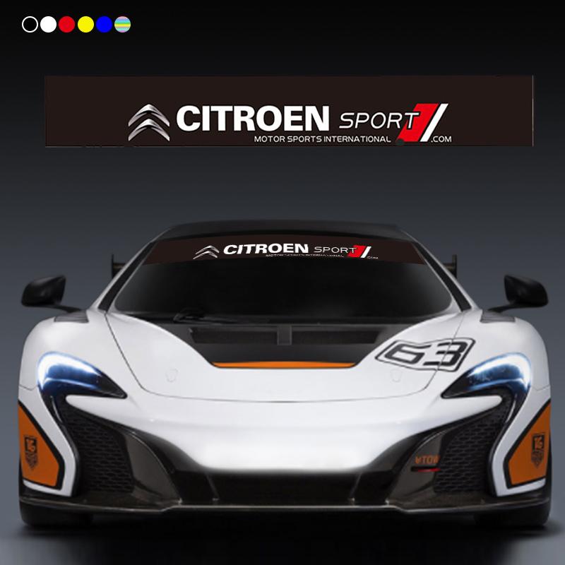 Car Windshield Sticker Waterproof decorative Decal Stickers For Citroen C8 DS3 C6 C3 Vts C4 Saxo C4L C5 C2 Xsara C3-XR Picasso