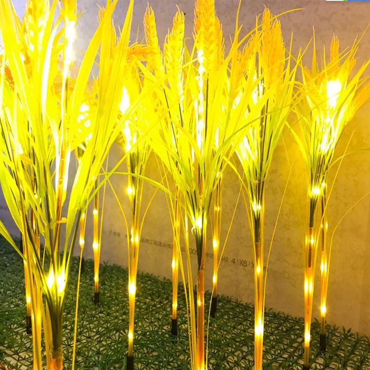 Solar Firefly LED Landscape Light - Waterproof Ground Plug for Outdoor Courtyard