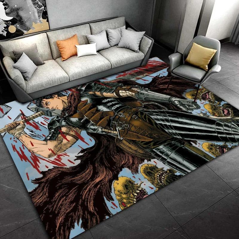 Japanese Anime Pattern Carpet for Living Room Bedroom Sofa Kitchen Bathroom Doormat Non-slip Floor Mat Gift Home Decor Soft Rug