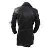 Steampunk Men's Gothic Trench Coat Leather Jacket Punk Style Biker Jacke Autumn Winter Motocycle Jacket