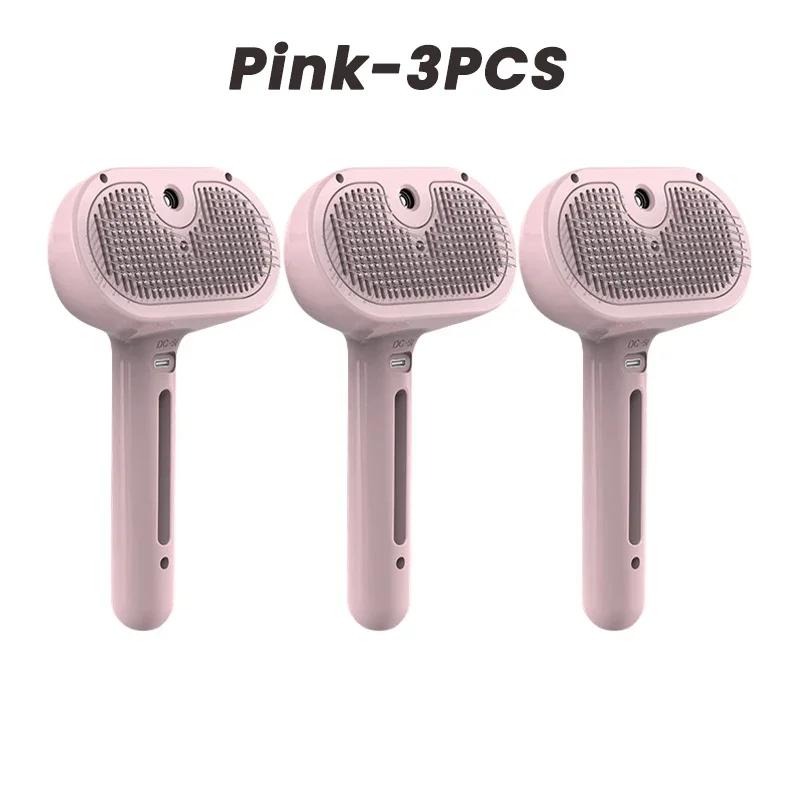 1-10PCS Painless Pet Hair Removal Comb USB Rechargeable Detangling Brush For Dogs Cats Grooming Slicker Cleaning Tool