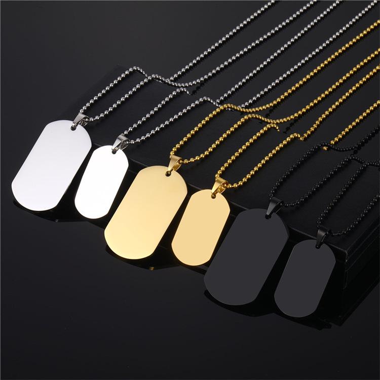 Women's Fashion Geometric Stainless Steel Sweater Chain Necklace Pendant Jewelry