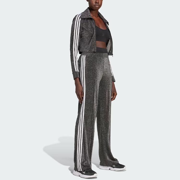 Adidas Originals Tricolor Patchwork Casual Jacket Women Jacket Black IY3482