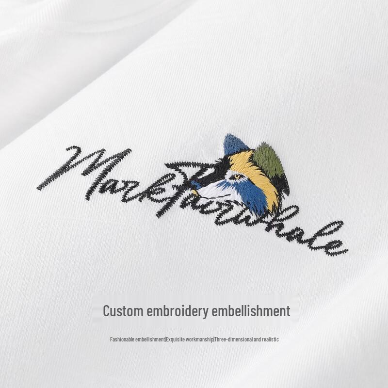 Mark Fairwhale Men's Embroidered Short Sleeve T-Shirt