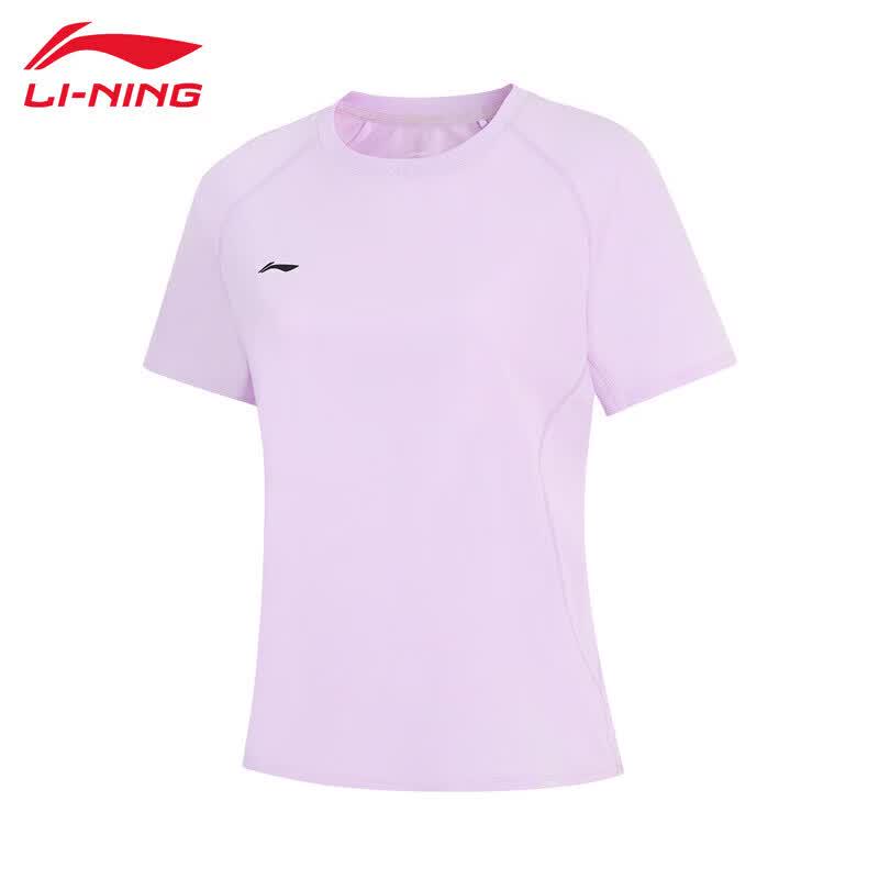LI-NING 2026 Running Comfort Women s Short Sleeve T-Shirt ATSW414 L