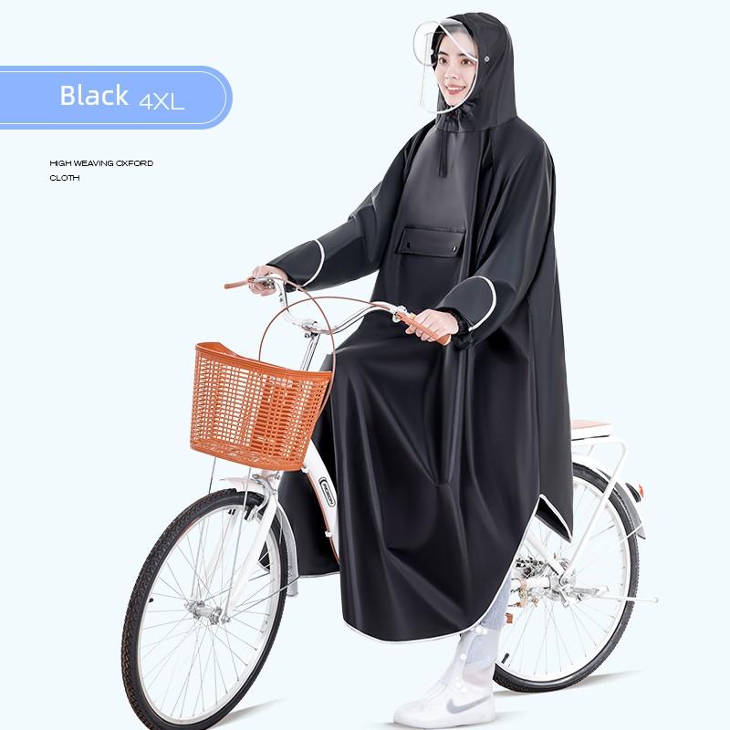 Bicycle Raincoat Adult Women's Student Only Cycling Electric Bicycle Long Full Body Rainproof Poncho