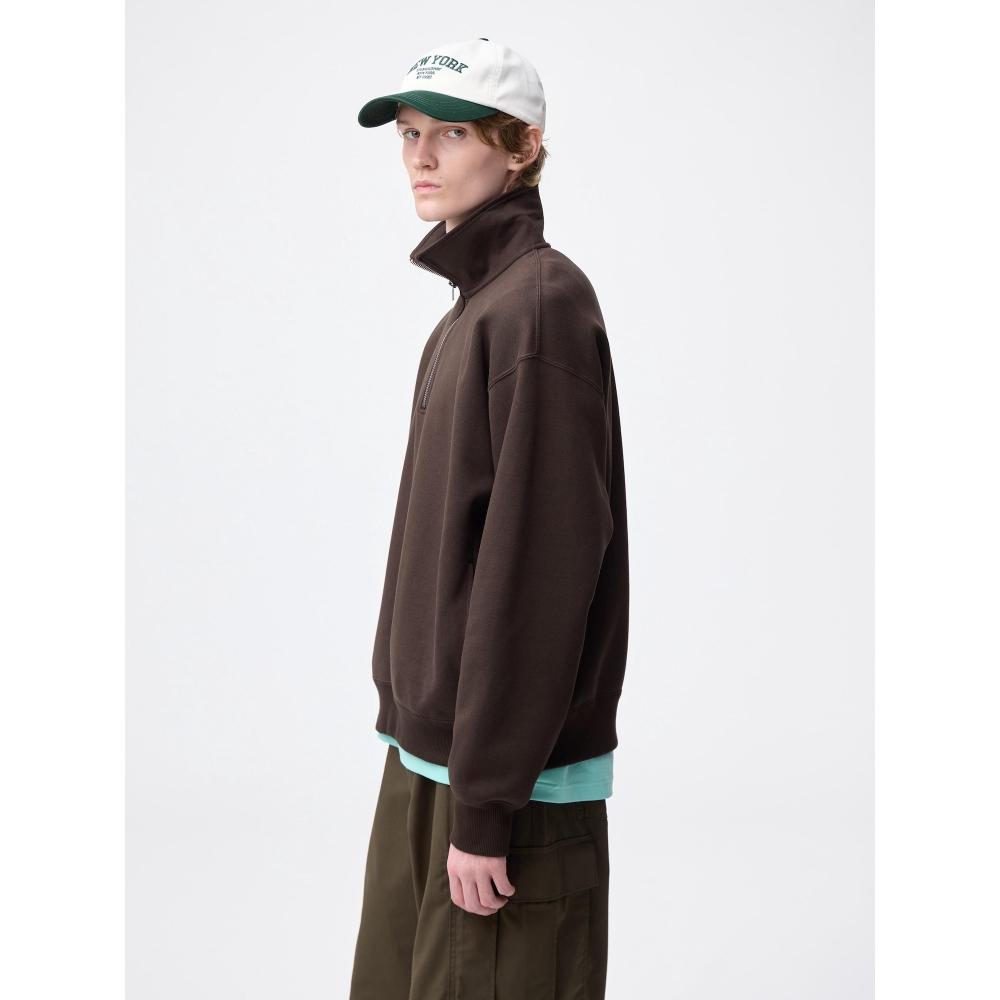 Uniqlo Gu Heavy Weight Sweat Half Zip Pullover