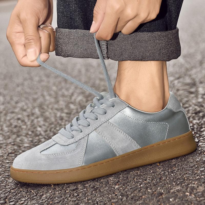 High Quality Oxford Breathable Outdoor Flats Sneakers Shoe Handmade Soft Sole Casual Comfortable and Fashionable Walking Shoes