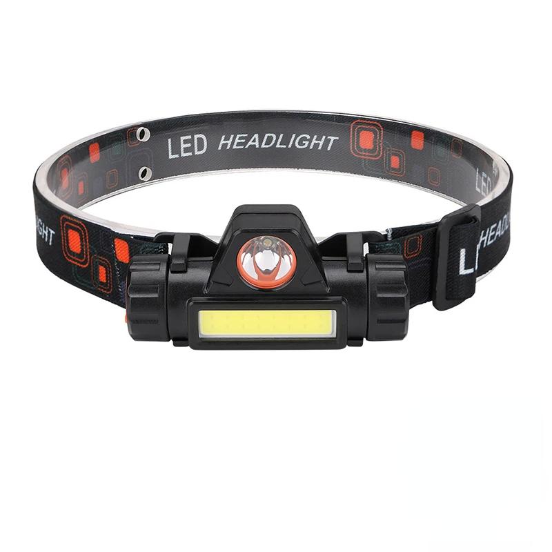 

USB перезаряжаемый COB светодиодный налобный фонарь мощный магнитный супер яркий водонепроницаемый налобный фонарь для рыбалки на открытом воздухе