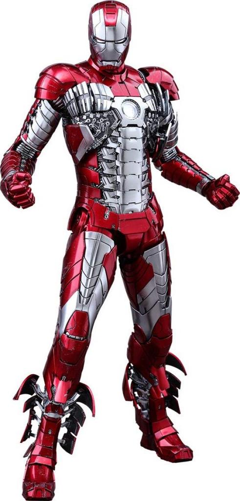 Movie Masterpiece DIECAST Iron Man 2 Iron Man Mark 5 [Reproduction] 16 Scale Figure Red
