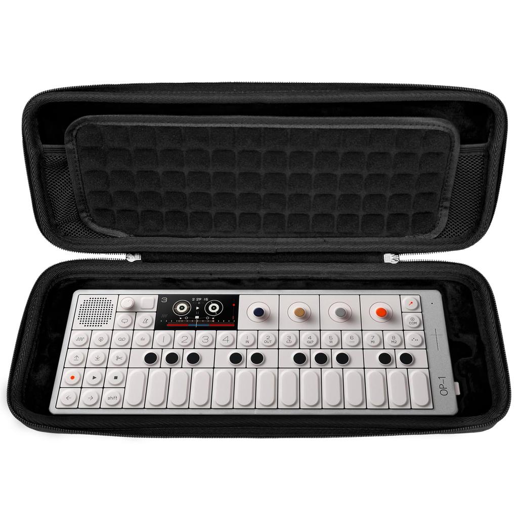 The MUSIIN Audio Sampling Synthesizer Storage Case is compatible with the Teenage Engineering This portable music equipment storage case features mesh