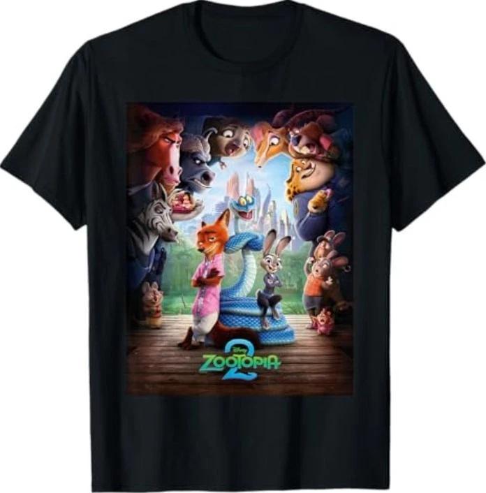 

Disney Zootopia 2 Nick Judy & Gary Surrounded Poster Art T-Shirt XL