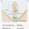 Eiffel Tower & Statue of Liberty Souvenir Keychain - World Scenery Gift Pendant