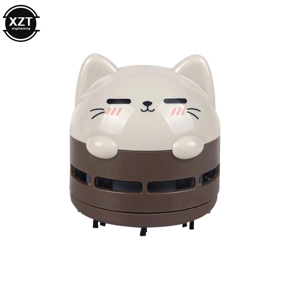 Mini Ręczny Odkurzacz Biurkowy Przenośny USB Akumulatorowy Odkurzacz Kształt Kreskówkowy Gumka Naskórek Konfetti Szczotka do Czyszczenia
