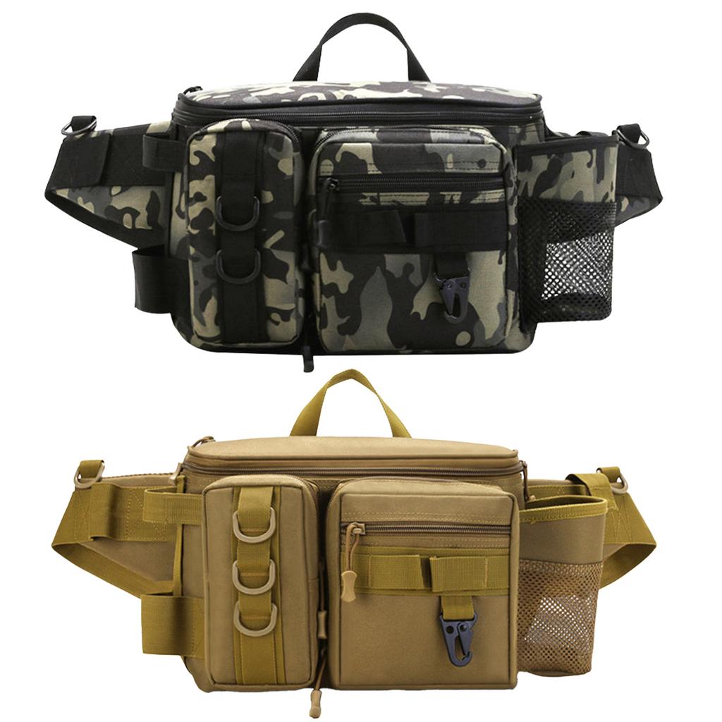 Fishing Tackle Waist Pack With Adjustable Waist Strap, Portable Multi-function Fanny Fishing Storage Pack, For Outdoor Freshwater Fly Fishing Bag