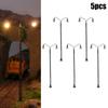 5pcs Model Railroad Lights Lattice Mast Light Gauge H0 LED Light Layout For Supply Voltages 3V Lamps Power Tools Parts