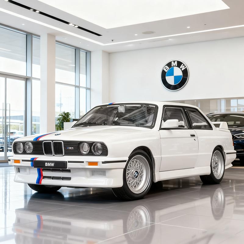 Ббураго 1:24 BMW M3 E30 1988 Литой Автомобиль из Сплава и Игрушечные Транспортные Средства Модель Автомобиля Масштабная Модель Автомобиля Для Детей