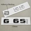 IXEA6 3D ABS Car Letters Logo G55 G63 G65 Sticker Rear Trunk Badge Emblem Decals For Mercedes Benz AMG G55 G63 W463 Auto Accessories