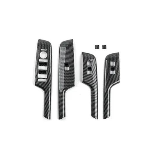 Fensterheber-Schalterknopf-Abdeckung Türarmlehnen-Oberflächenabdeckungen Schutzleiste für Hyundai Kona SX2 2024-2026Linkslenker
