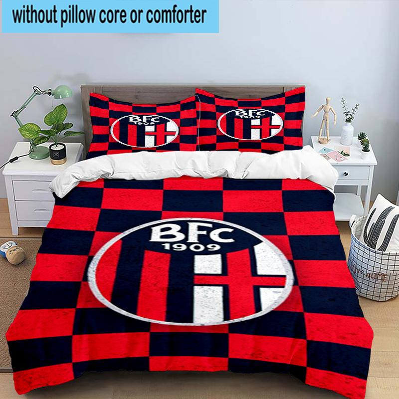 3PCS 1909 Football Club 3pcs Bedding,Including 3PCS Duvet Cover And 2pcs Pillowcases Perfect for Christmas,Ideal for Bedroom, Dormitory