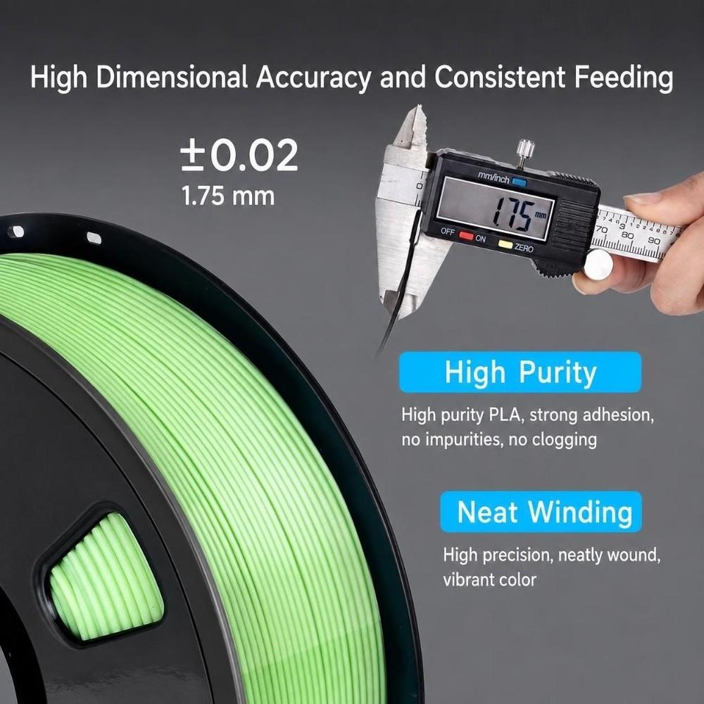 High Precision PLA Filament 250g 3D Printer Consumables PETG Printing Material  DIY Model Making
